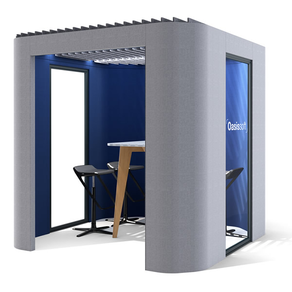 oasis soft acoustic booth