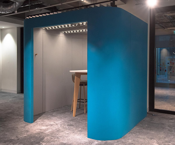 Oasis Berco open office acoustic work booth